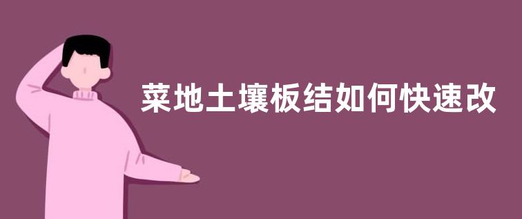 菜地土壤板结如何快速改良问题（蔬菜园土壤如何松土）