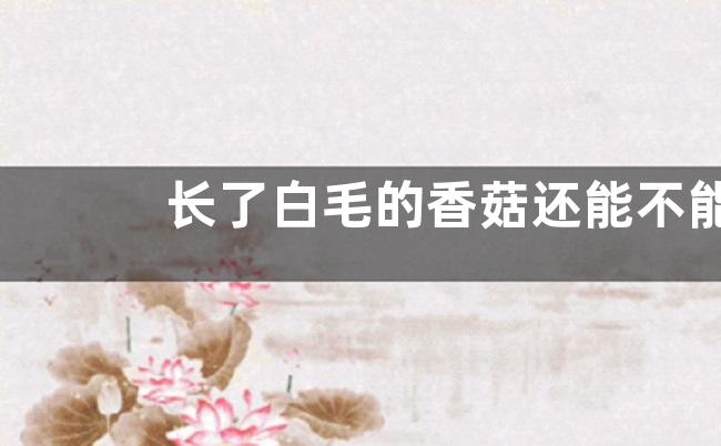 长了白毛的香菇还能不能吃，哪些人不能吃香菇