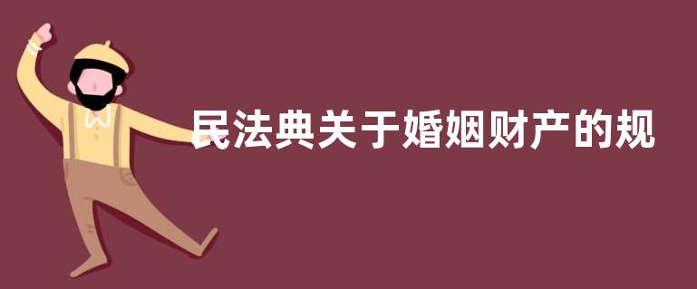 民法典关于婚姻财产的规定（国家新婚姻法财产规定）