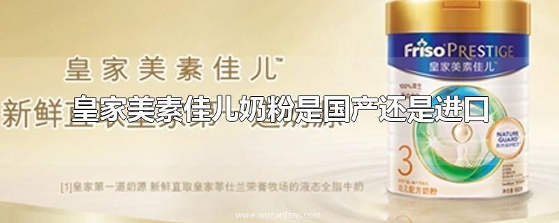 皇家美素佳儿奶粉是国产还是进口