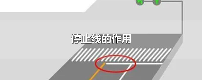 停止线的作用