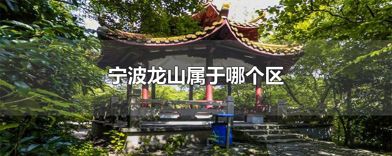 宁波龙山属于哪个区