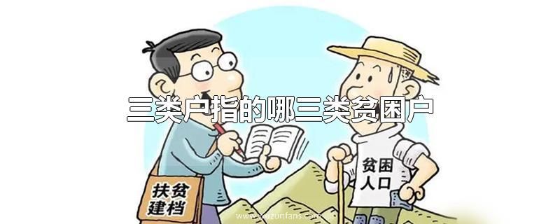 三类户指的哪三类贫困户