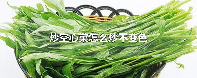 炒空心菜怎么炒不变色