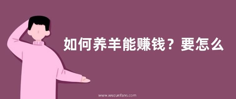 如何养羊能赚钱？要怎么做
