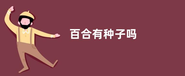 百合有种子吗