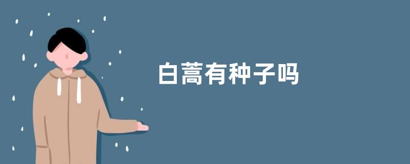 白蒿有种子吗