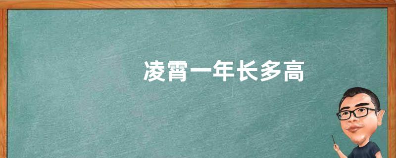 凌霄一年长多高