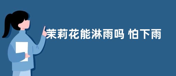 茉莉花能淋雨吗 怕下雨吗