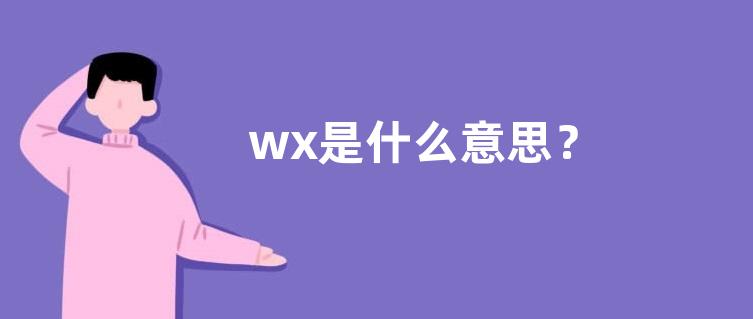 wx是什么意思？