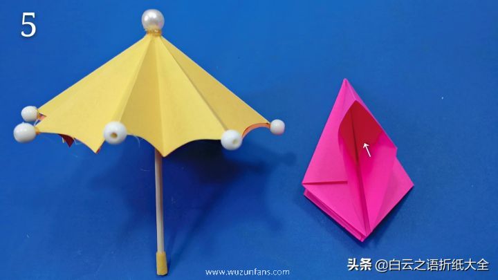 怎么做雨伞 手工制作（折纸迷你小雨伞教程分享）